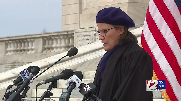 Melissa Long sworn in as first Black justice in RI...