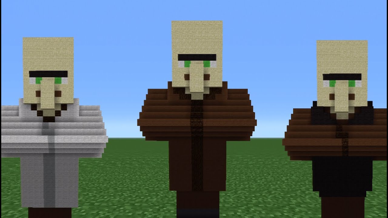Minecraft Tutorial: How To Make All the Villagers - YouTube