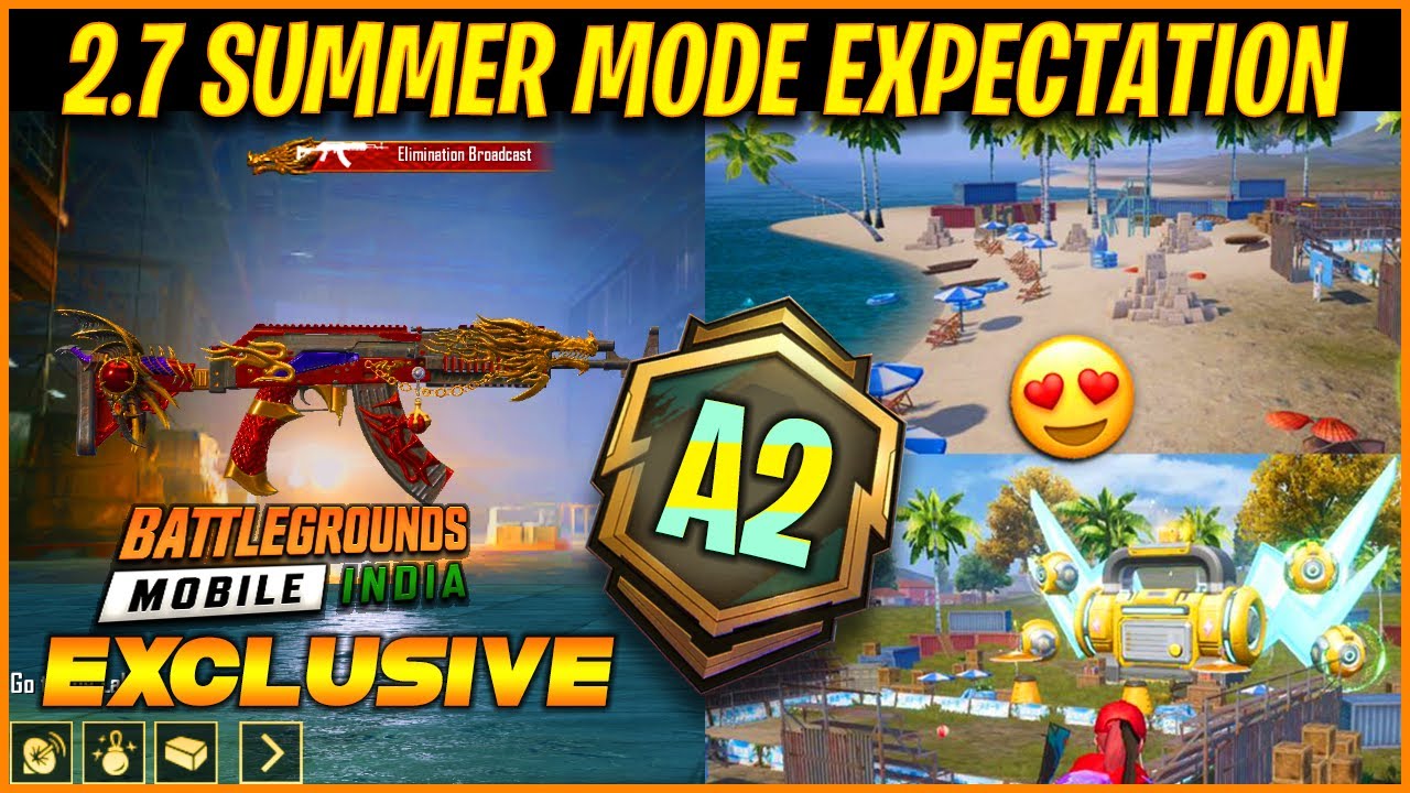 ⁣OMG 😍 KRAFTON BRING BGMI EXCLUSIVE M762 SKIN || 2.7 Exclusive Summer Mode Patch Note Is Here.