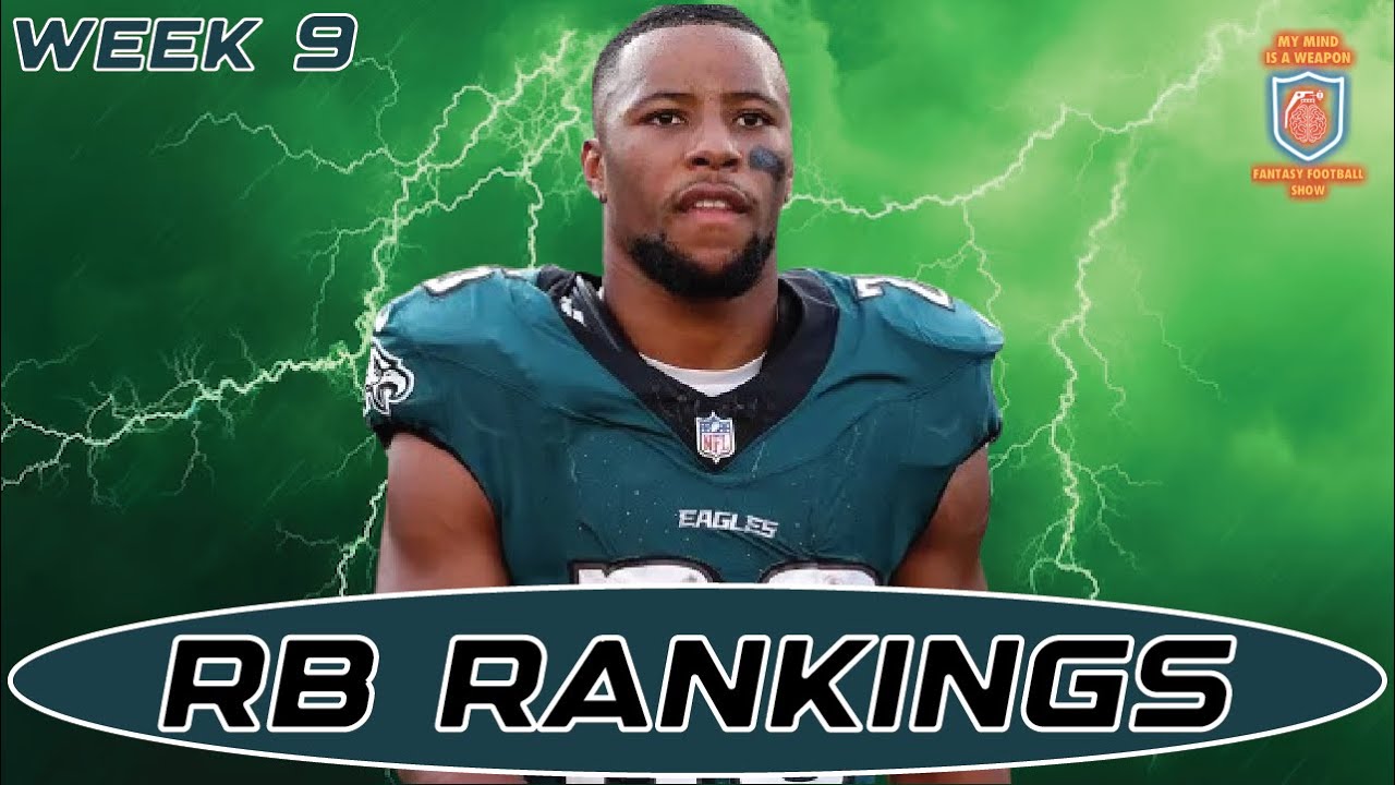 Nfl Week 9 Rb Rankings Nfl Week 9 Rb Rankings