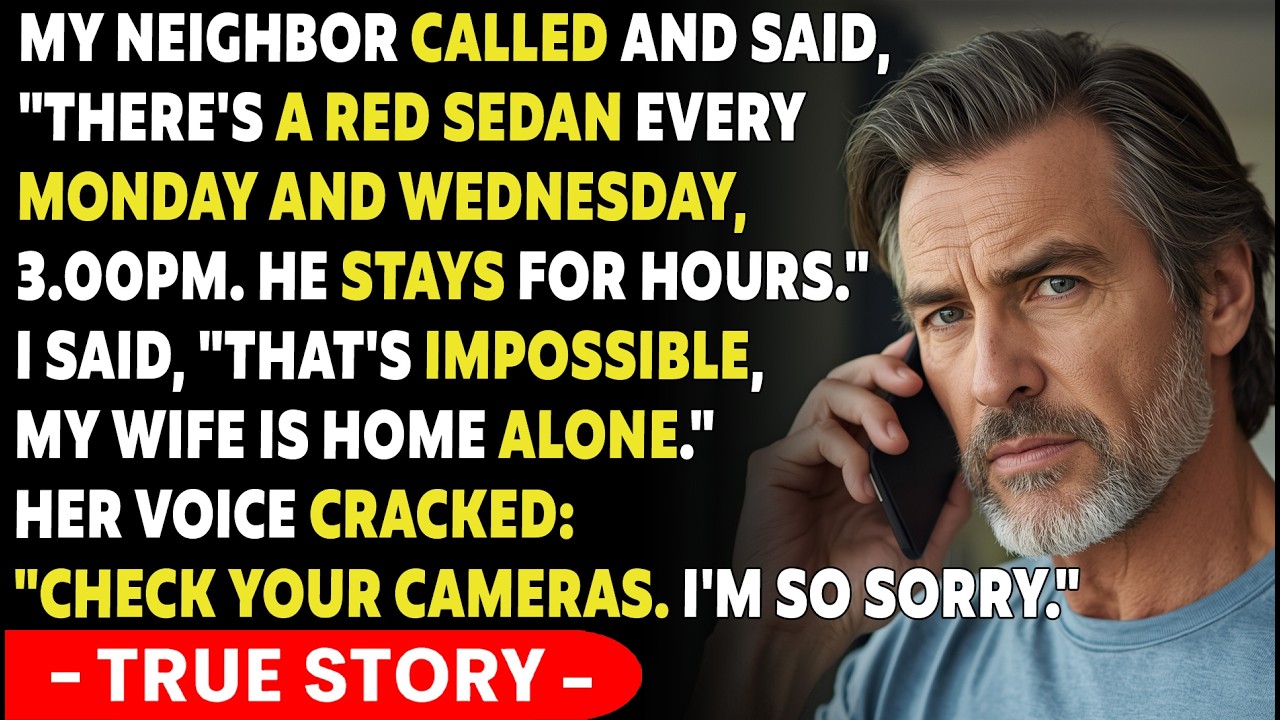 My Neighbor Called: 'Check Your Security Cameras At 2PM Every Tuesday.' What I Found... Then I...