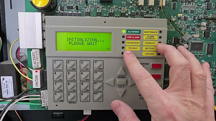 Firelite MS 9200UD | How to Disable Points on Fire Panel