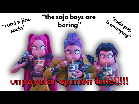 hot takes about kpop demon hunters!!!!!!!