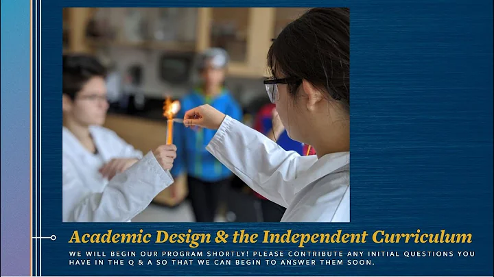 Academic Design and the Integrated Curriculum Community Panel 10.21.21