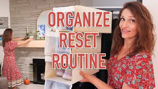 My Simple Living Home Organize Reset Routine