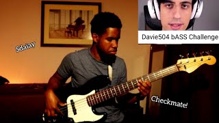 Davie504 bASS Challenge | In ONE take! (Bass Solo)