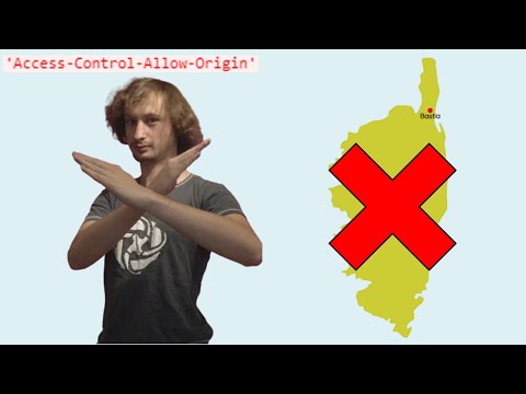 Le problème des CORS... (PAS CEUX DE l'ÎLE !) - Comment résoudre l'erreur CORS