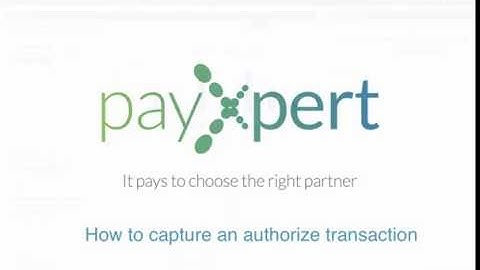 Capture an authorize transaction