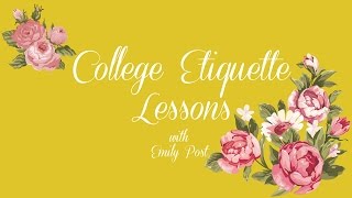 CCU.TV Season 2 "College Etiquette Lessons PSA"