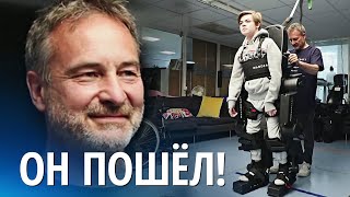 картинка: Отец сделал сыну-инвалиду экзоскелет