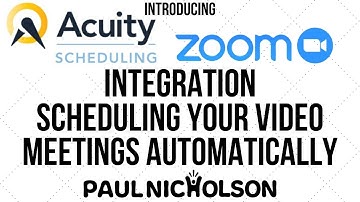 Acuity Scheduling To Zoom Integration - Automate Meeting Invitations And Scheduling