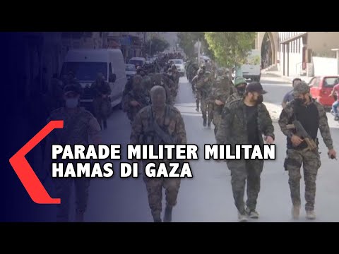 Parade Militer Hamas di Gaza Rayakan Gencatan Senjata dengan Israel
