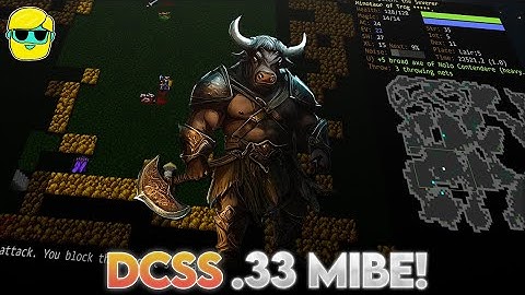 Dungeon Crawl Stone Soup (DCSS) v.33 | Minotaur Berserker | Part 1 | Tournament Run