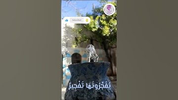 عينا يشرب بها |من سورة الانسان|عبد الرحمن السديس. From Surah Al-Insan | Abdul Rahman Al-Sudais