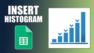 How to insert histogram in google sheets