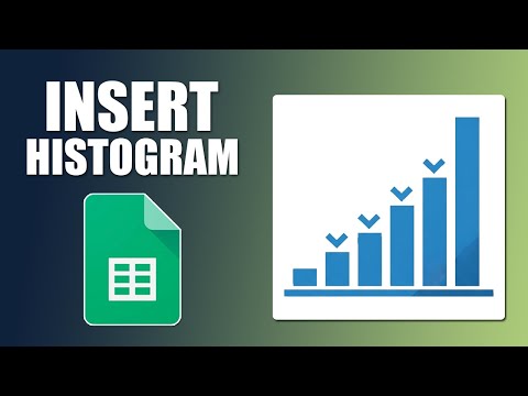 How to insert histogram in google sheets