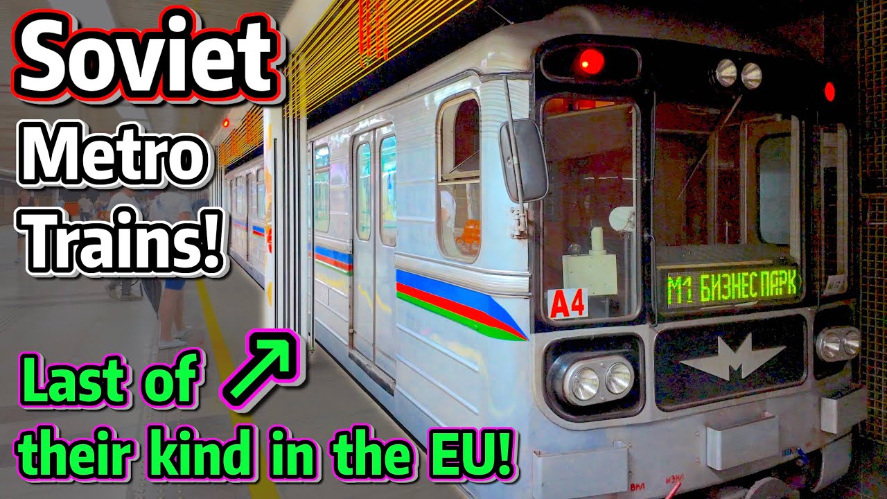 ⁴ᴷ⁶⁰ Metro Tour: Inside the Last Original Soviet Metro Trains in the EU in Sofia, Bulgaria!