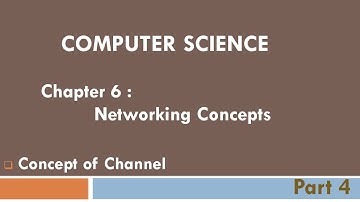Networking Concepts |Chapter 6|part 4|12th standard |Computer Science|Concept of Channel|