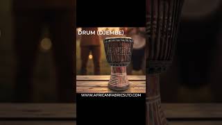 Drum (Djembe) #africantiktok #africanfabrics #drum