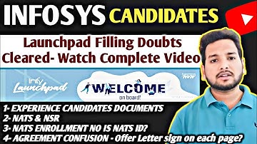 INFOSYS ALL IMP UPDATE🔥 | LAUNCHPAD FILLING | JOINING MAIL | OFFER LETTER MAIL,NATS & NSR,REJECTION