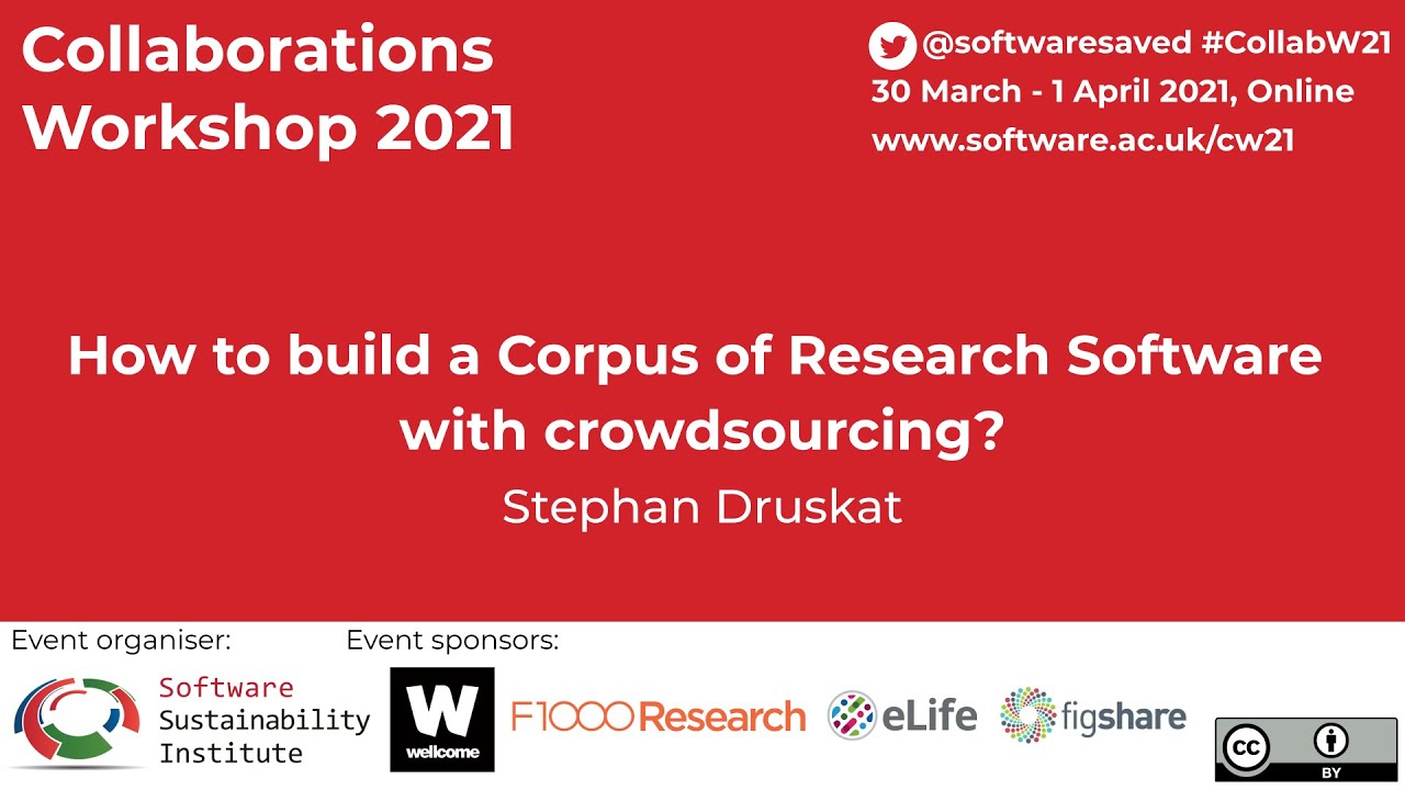 How to build a Corpus of Research Software with crowdsourcing? - CW21 Lightning Talk