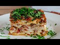 ORİJİNAL LAZANYA TARİFİ | LAZANİA | İTALYAN LASAGNA