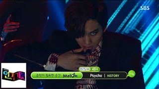 [Psycho] History (HISTORY) @ Popular song Inkigayo 140706 Resimi