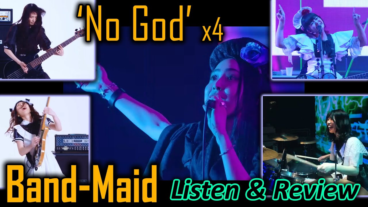 4suk4@ BAND-MAID Listen/Review: BAND-MAID 'No God' (x4 - white room, 2 lives