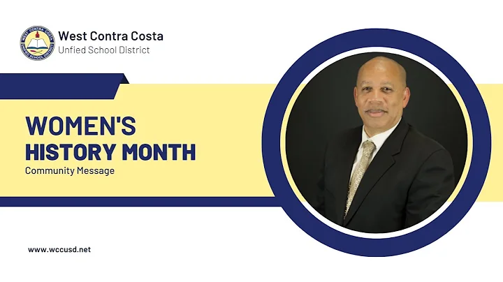 Superintendent's Message | Honoring Women in WCCUS...