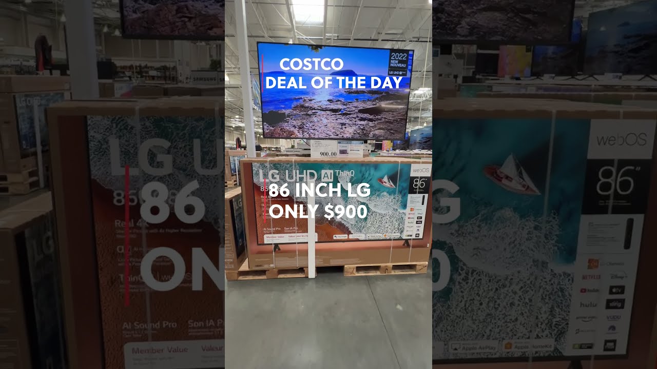 COSTCO LG UHD 4K 86 INCH TV DEAL Costco Costcodeals Costcofinds WORTHABUCK Lg 4k Shorts