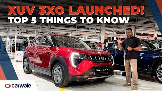 Mahindra XUV 3XO Launched at Rs 7.49 Lakhs | Top 5 Things To Know | Detailed Walkaround