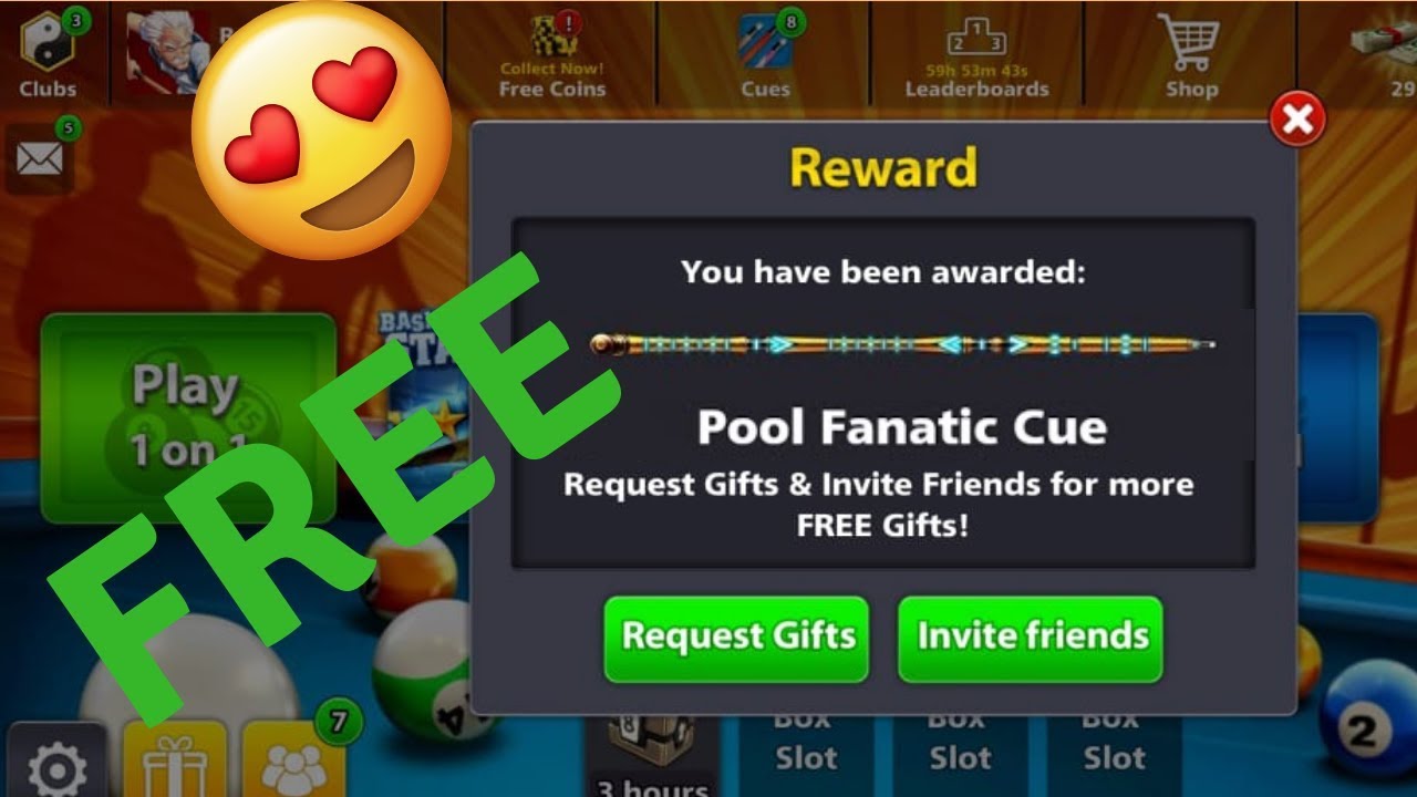 Free Pool Fanatic Cue - Get Now 8 Ball Pool Sep 2018 🔥  Ending Soon