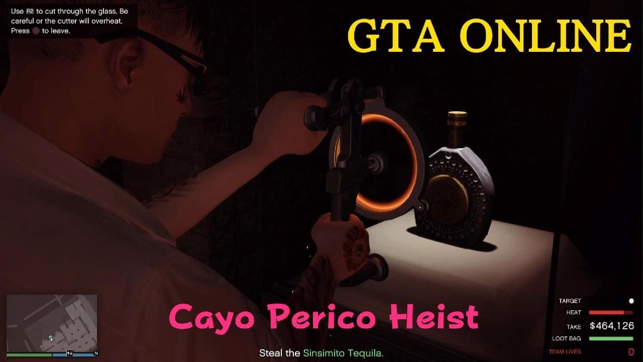 GTA Online Cayo Perico Heist Sinsimito Tequila Weed & Cash YouTube