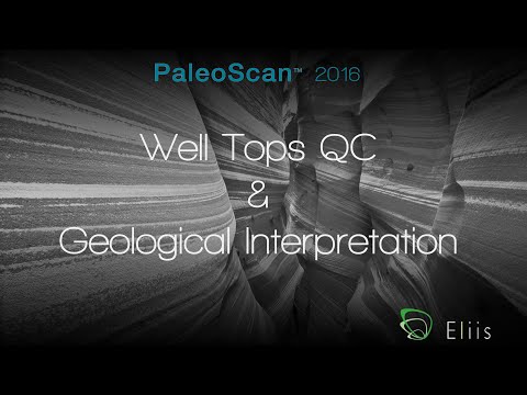 Tutorial - Well Top QC and Geological Interpretation - PaleoScan™ 2016