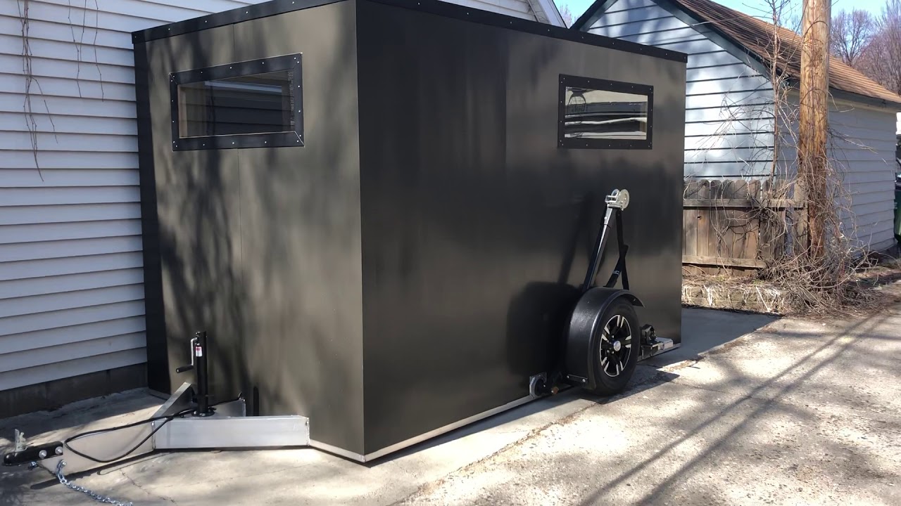 Mobile sauna build day 1a