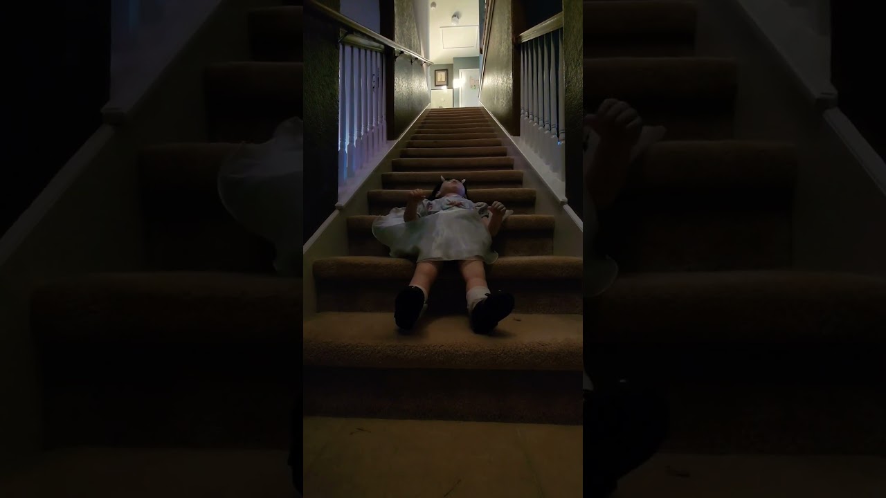 Creepy Doll caught moving on camera 📷 #shorts #madeyoulook