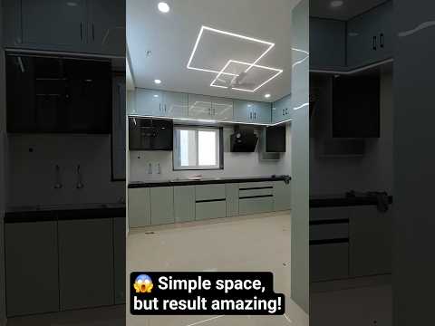 Simple Space But Result Amazing 😍 | Modern Kitchen Design by Virat Interior Design Studio