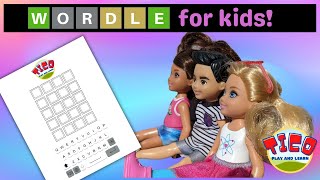 Wordle for kids! | Tico play and learn | word games |Learning educational videos for toddlers kids