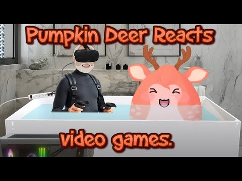 Pumpkin Deer Reacts to "video games." ~Gourdie's Reactions~