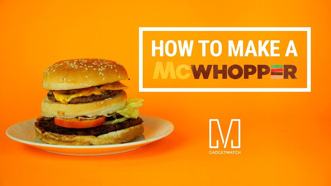 How To Make A Mcwhopper - Youtube