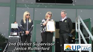 Janice Rutherford and Gino Filippi Presentation to Dr  Kelly