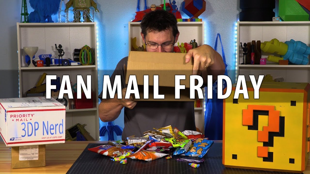 Fan Mail Friday - Rylee Gets a Geeetech E180 / Joel Gets SNACKS!