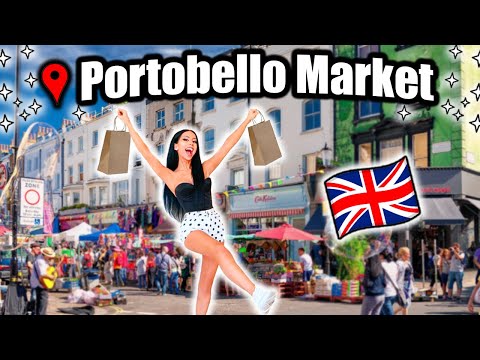 Video: Shopping Londons Portobello Road Market