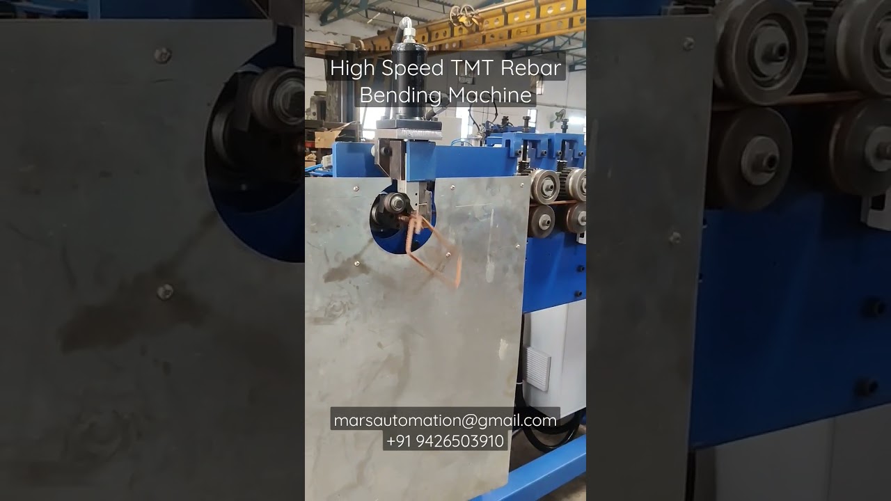 High Speed TMT Rebar Bending Machine, Ring Making Machine for Building Column Construction Industry