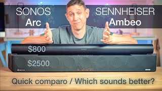 Sennheiser Ambeo vs Sonos Arc: Quick Comparison and Sound Check