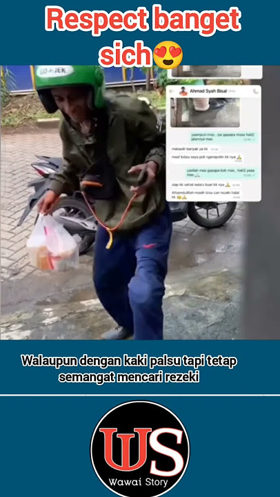 RESPEK BANGET SIH BUAT ABANG DRIVER OJOL INI 😍 #vidioviral #shortsvideo #wawaistory