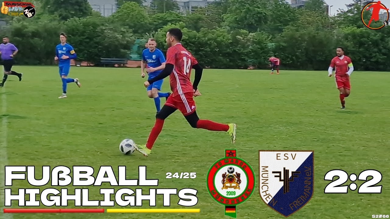 Derby Day Draw - FC Maroc München vs ESV Freimann - Fußball Highlights