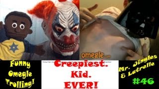 Funny Chatroulette Trolling on Omegle | Creepiest Kid Ever!