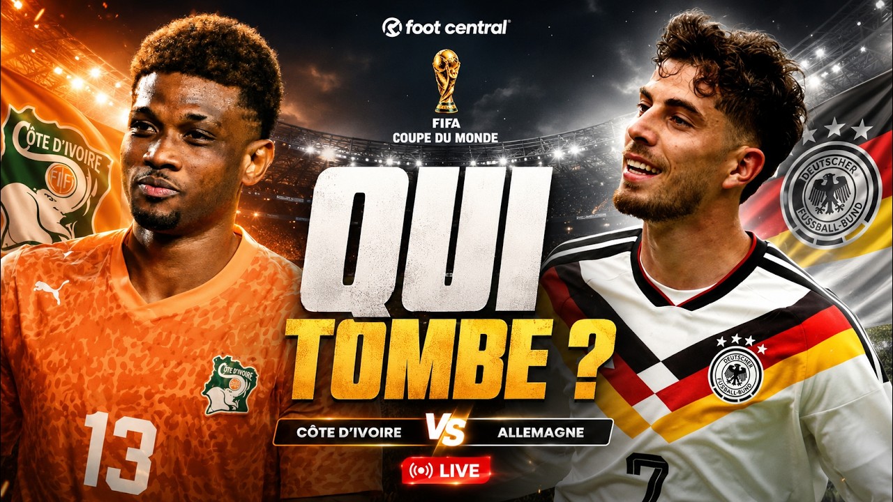 🇨🇮 Côte d’Ivoire 🆚 Allemagne 🇩🇪 Les Éléphants Face Au Mur Allemand