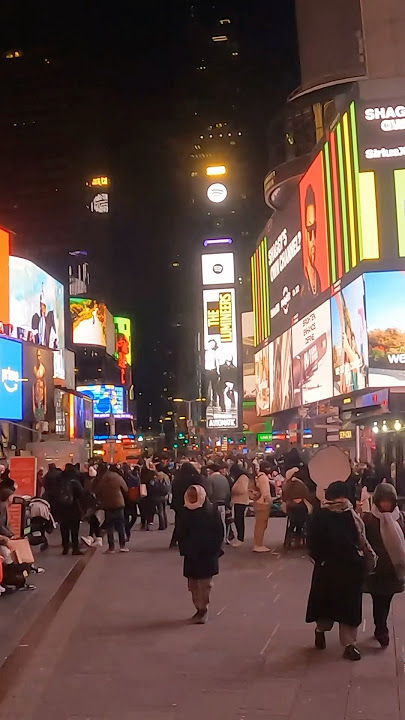 Times Square, New York, sky lights, must see😍